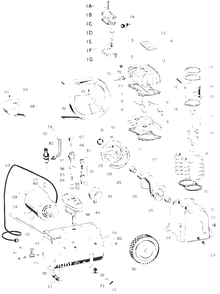 Air-Compressor Parts Diagram and Parts List for VT3012  Campbell Hausfeld Compressor